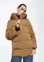 Anorak Tokyo Camel Talla L Mujer Mango