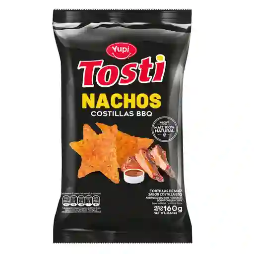 Tosti Tortillas de Maíz Nachos Costillas BBQ