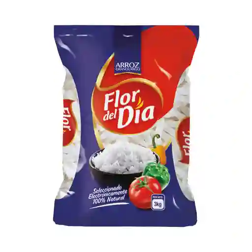 Arroz Blanco Flor Del Dia 3 Kg