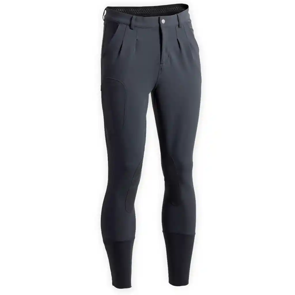 Breeches de Equitación Para Hombre - Fouganza 500 Negro