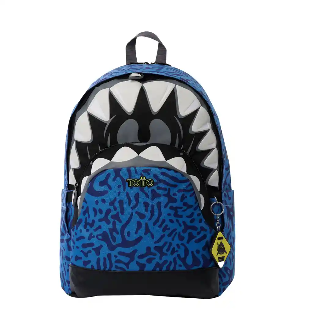 Morral Para Niño Sharky Grande Azul