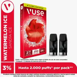 Vuse Go Vaporizador Pods Watermelon Ice (34 mg)