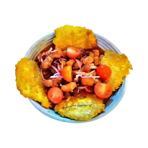 Ceviche de Chicharrón Agridulce