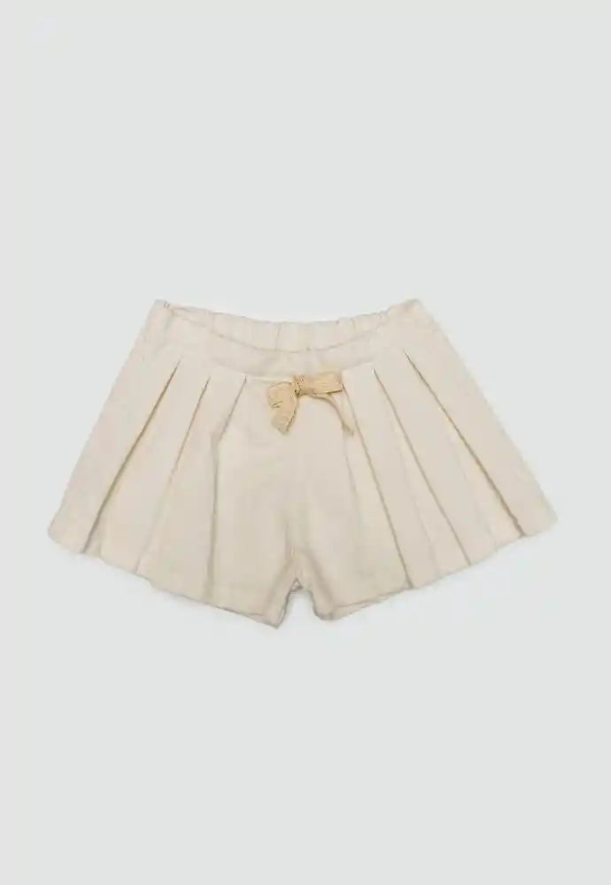 Short 6/9 Meses-ivory