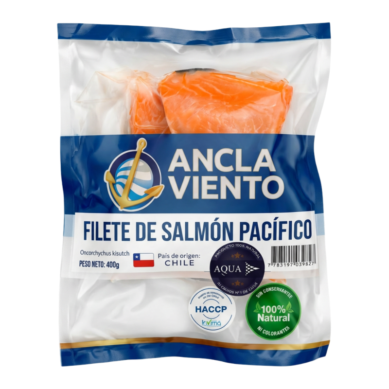 Filete de Salmón Pacífico Ancla y Viento 400 g
