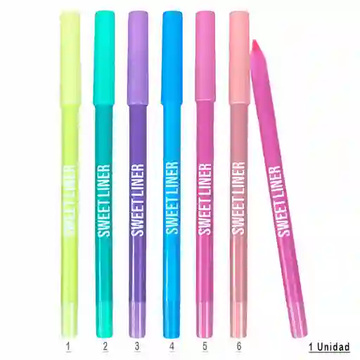 MISS COSMETICS Lápiz Delineador Color Pastel Ref 2101