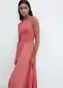 Vestido Caldera-A Coral Talla L Mujer Mango