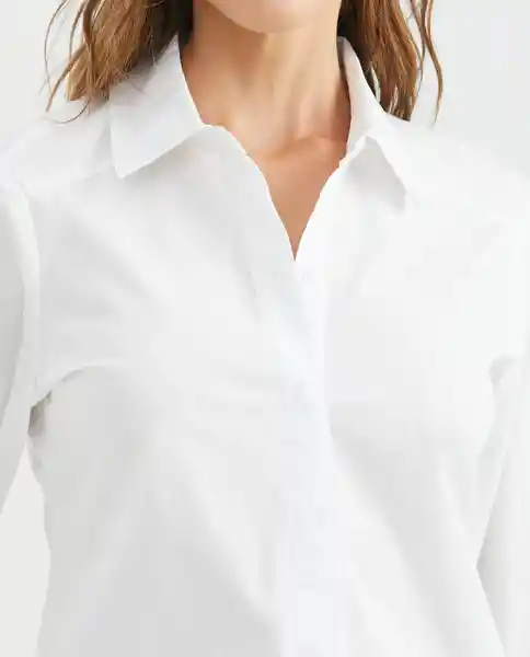 Camisa Manga Larga Poplin Femenino Blanco 0 Claro T.XS Chevignon