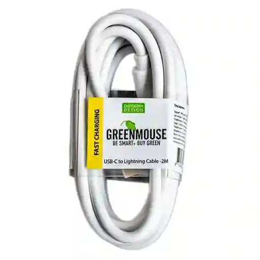 Greenmouse Cable Usb-C a Lightning Blanco 200 cm