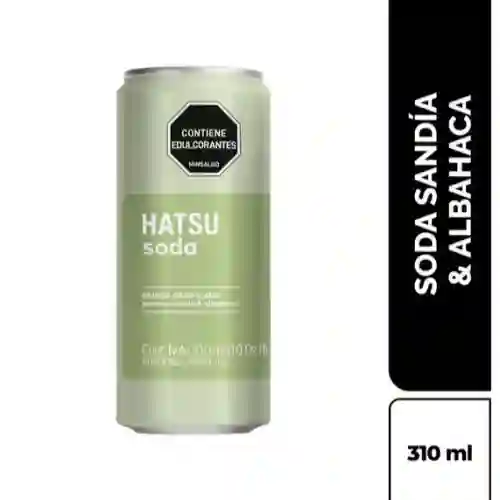 Soda Hatsu Sandía y Albahaca 310 ml