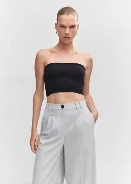 Pantalón Nala-h Gris Claro Vigoré Talla XL Mujer Mango