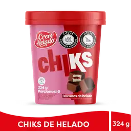 Crem Helado Bocados de Helado Sabor Vainilla y Frutos Chiks 