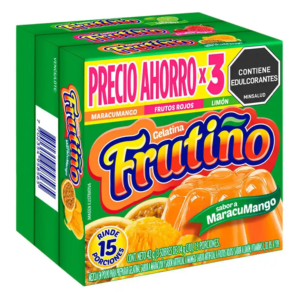 Mezcla Polvo Gelatina Sabores Surtido Frutino