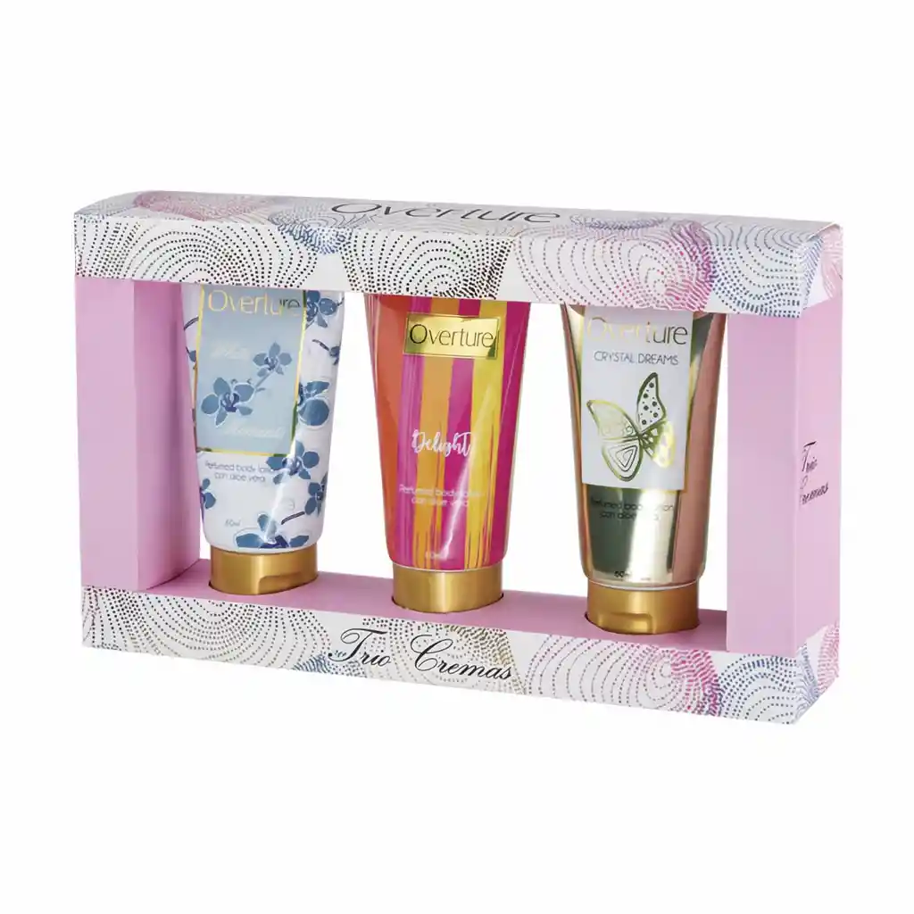 Overture Estuche Trio Body Lociones, Pack x 3 Unidades.