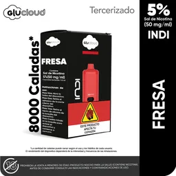 Vapeador Glucloud Fresa Indi