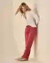 Pantalón Rojo Sangria Ultraoscuro Talla 4 133G007 Esprit