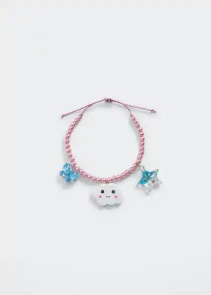 Pulsera Elsa Rosa Talla 99 Niñas Mango