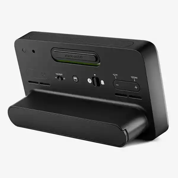 Braun Reloj Despertador Con Temperatura Negro