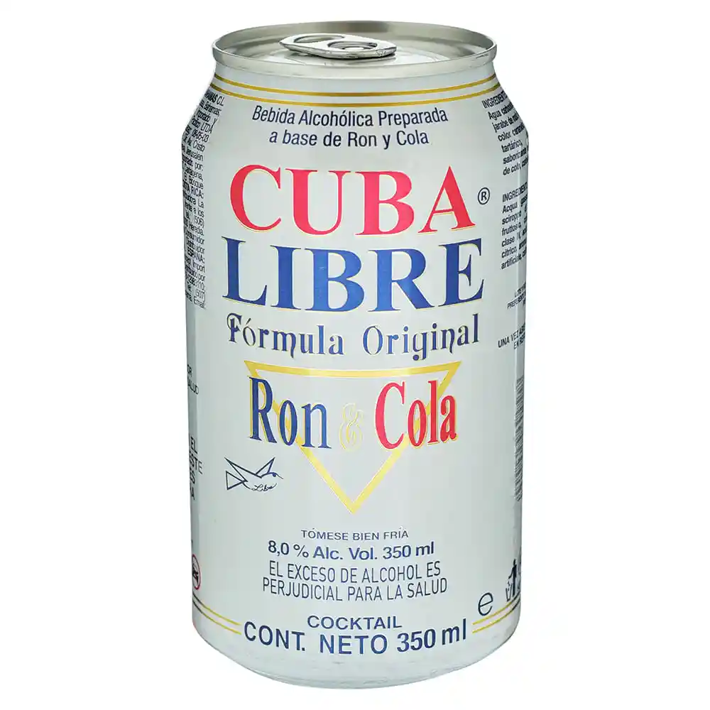 Cuba Libre Bebida Alcohólica Ron y Cola