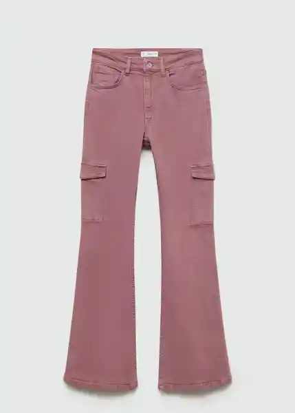 Jean Flarecar Rosa Pastel Talla 22 Niñas Mango