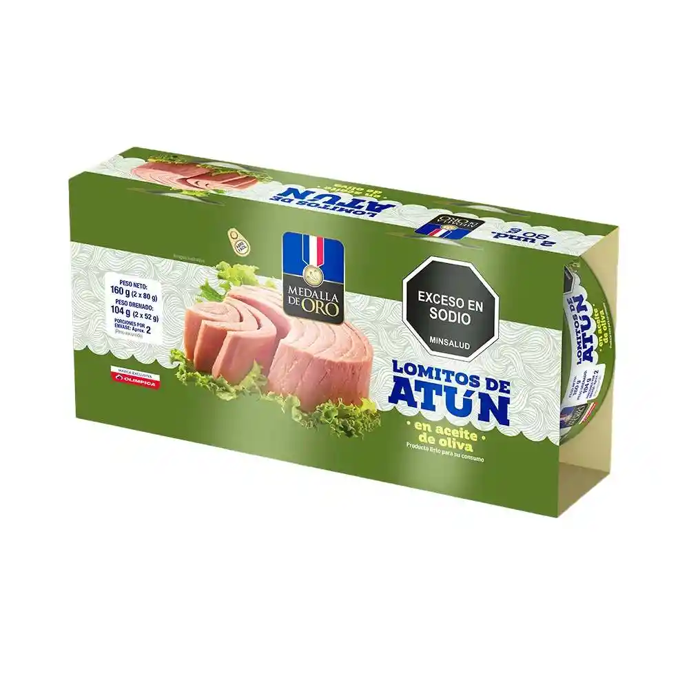 Atun Medalla de Oro Lomo en Aceite Oliva