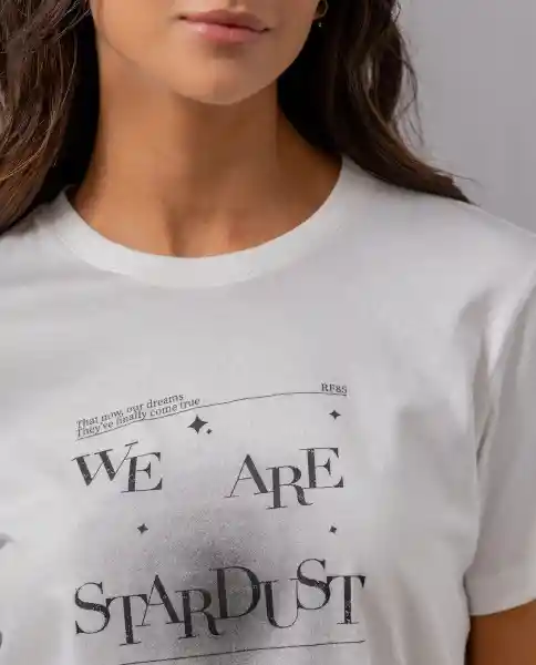 Camiseta Mujer Crudo Lana Claro Talla L 38603 Rifle