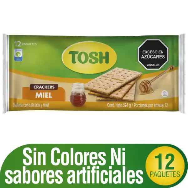 Tosh Galletas con Salvado y Miel