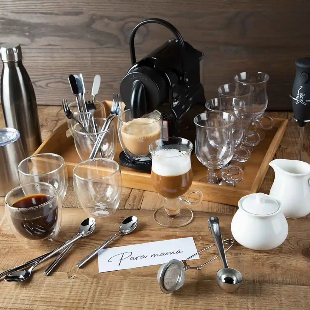 Ambiente Gourmet Cuchara de Café Con Clip