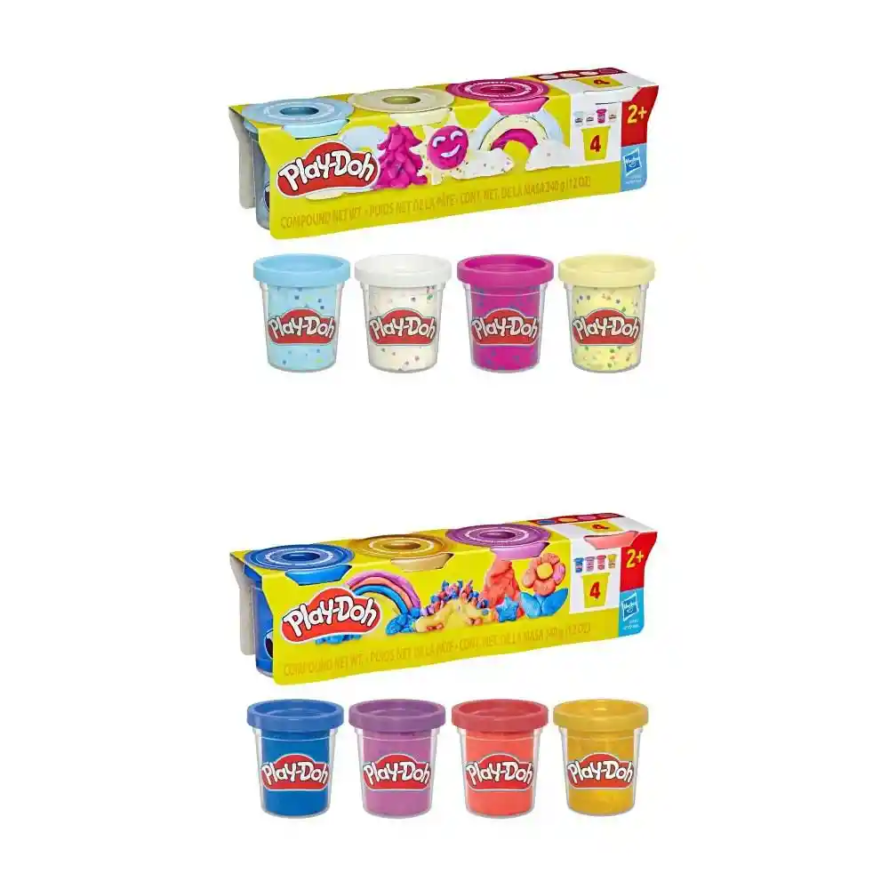 Plastilinas Especial 4 Pack Surtido Play Doh