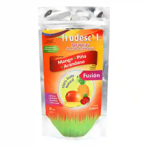 Frudescol Pasabocas de fruta Deshidratada Mango Piña Arándano