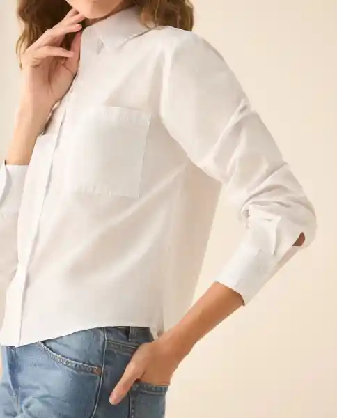 Camisa Blanco Radiante Claro Talla M 113G001 Esprit