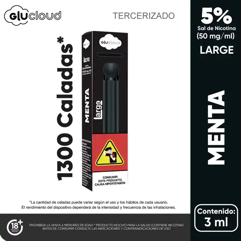 Glucloud Vapeador Menta Large