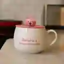 Taza Con Tapa Kanahei S Small Animals 400 mL Serie Miniso