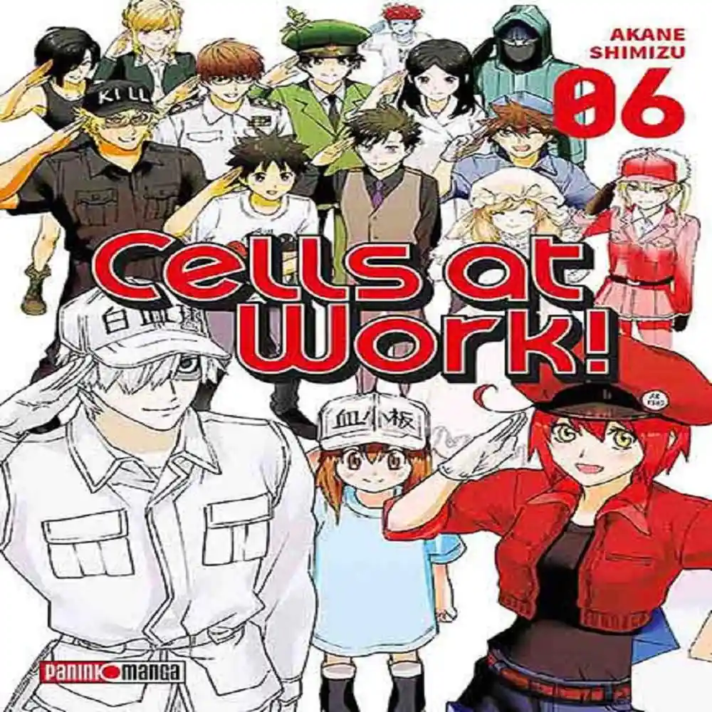 Manga Cells At Work N.6 Panini Qcelw006