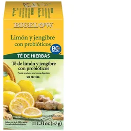 Bigelow té Hierbas Limón Jengibre Probiot