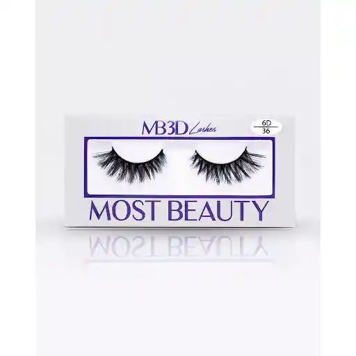 Pestañas Postizas Most Beauty Dramática 6d36 X 1 Par