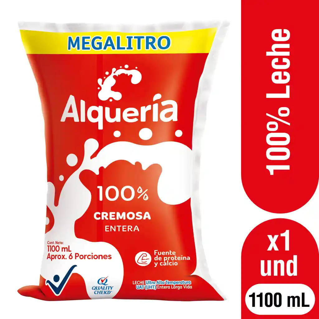 Alquería Leche Entera Cremosa