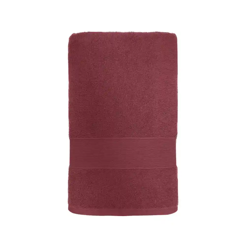 Toalla de Manos H&h Unicolor Natura Fuchsia Fedora 70x140