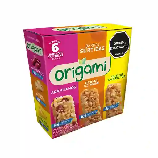 Origami Barra de Cereal Surtidas