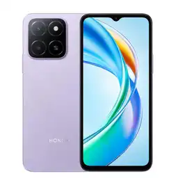 Celular Honor X5b Plus 256 Gb 8 Gb Ram Morado Cargador Cable de Datos Case Protector