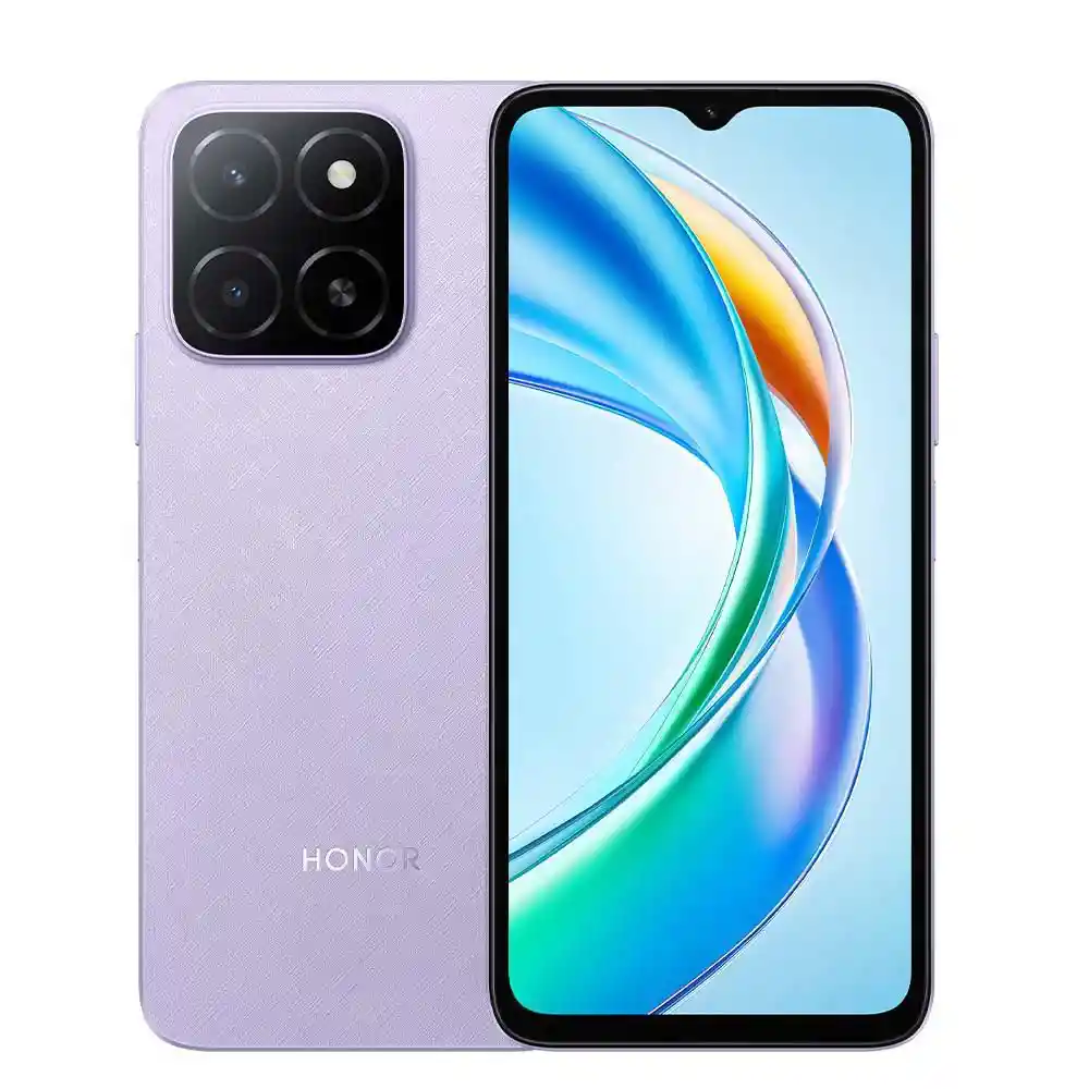 Celular Honor X5b Plus 256 Gb 8 Gb Ram Morado Cargador Cable de Datos Case Protector