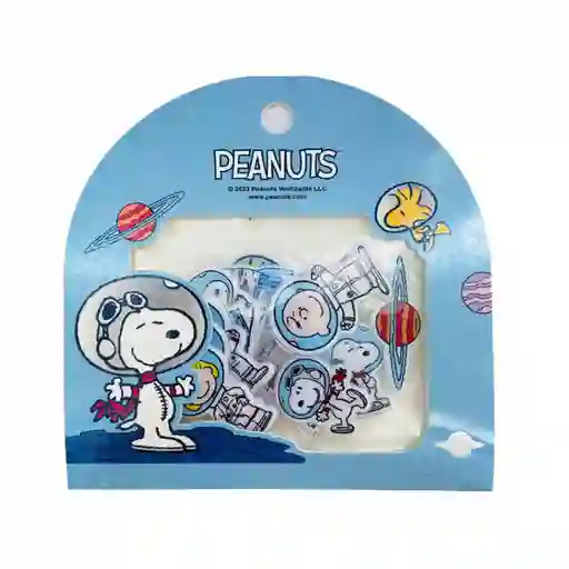 Calcomanías Snoopy The Little Space Explorer Miniso