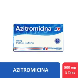 American Generics Azitromicina (500 mg) 3 Tabletas