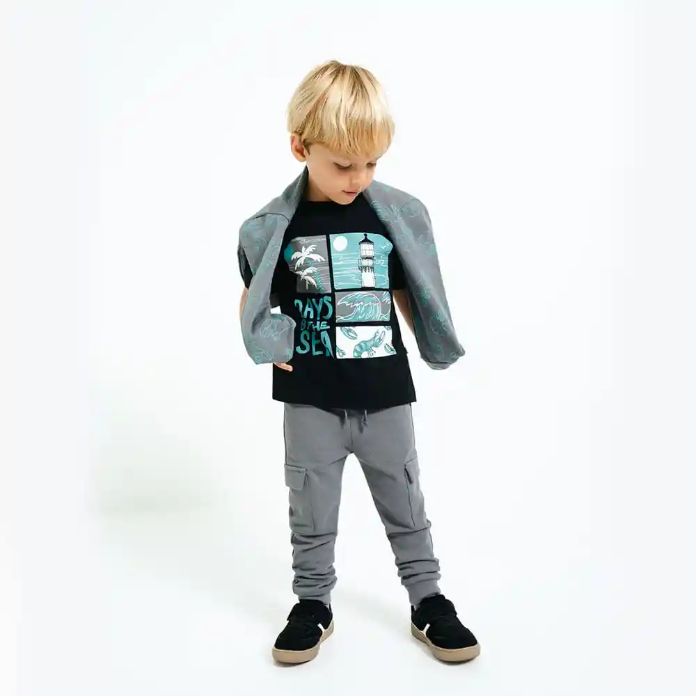 Jogger en Algodón Bebito Peter Baby Fresh Talla 12-18m