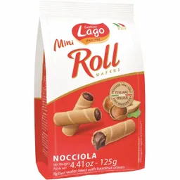 Gastone Lago Galleta Wafer Mini Roll Avellana