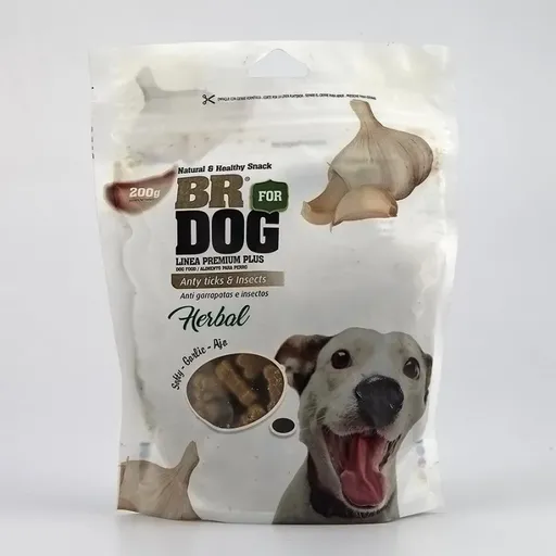 Br For Dog Snack Perro Semiblando Herbal Ajo 418170 200 g