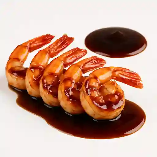 Langostinos teriyakis