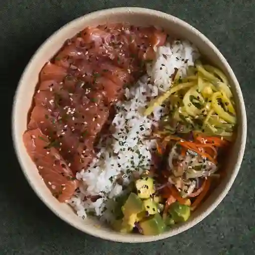 Donburi de salmón