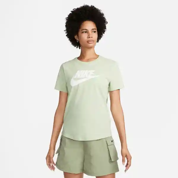 Nike Camiseta W Nsw Tee Essntl Icn Ftra Verde XS Ref: DX7906-343