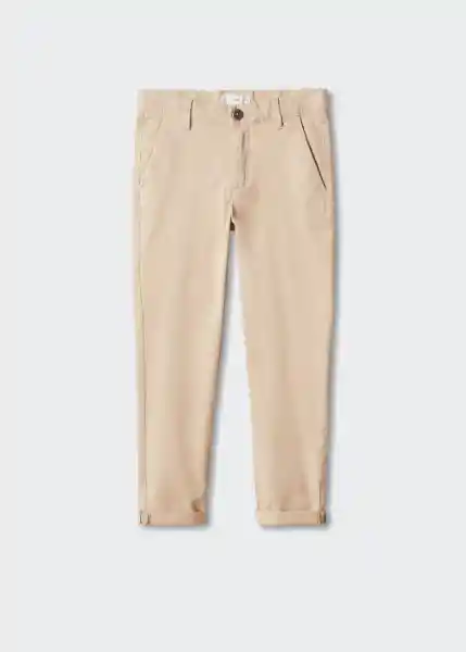 Pantalón Piccolo5 Beige Talla 12 Niños Mango